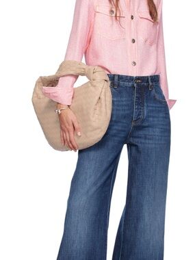 Bottega Veneta Intrecciato Leather Jodie Shoulder Bag Authentic Teen Size